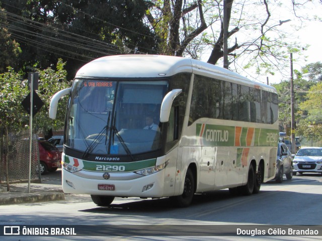 Empresa Gontijo de Transportes 21290 na cidade de Belo Horizonte, Minas Gerais, Brasil, por Douglas Célio Brandao. ID da foto: 9587497.