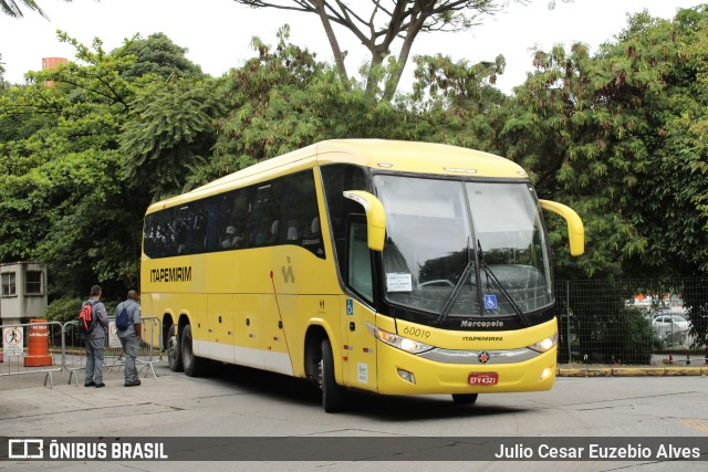 Viação Itapemirim 60019 na cidade de São Paulo, São Paulo, Brasil, por Julio Cesar Euzebio Alves. Número da foto: #9585705.
