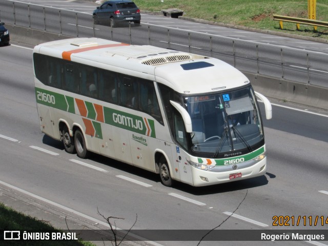 Empresa Gontijo de Transportes 21600 na cidade de São José dos Campos, São Paulo, Brasil, por Rogerio Marques. ID da foto: 9587506.