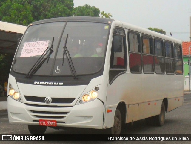 Ônibus Particulares 2283 na cidade de Teresina, Piauí, Brasil, por Francisco de Assis Rodrigues da Silva. ID da foto: 9587247.