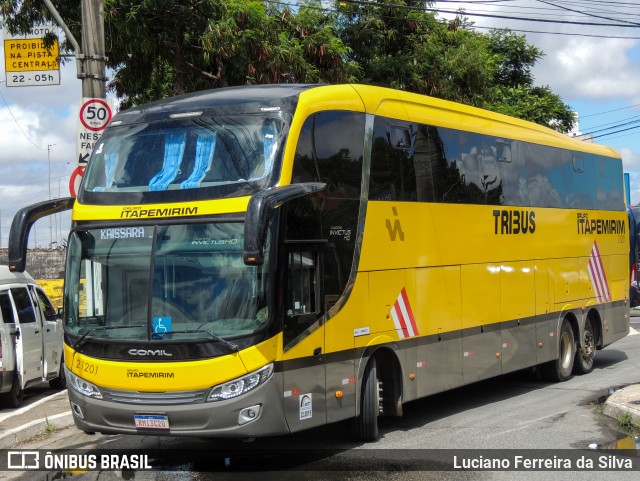 Viação Itapemirim 21201 na cidade de São Paulo, São Paulo, Brasil, por Luciano Ferreira da Silva. ID da foto: 9587201.