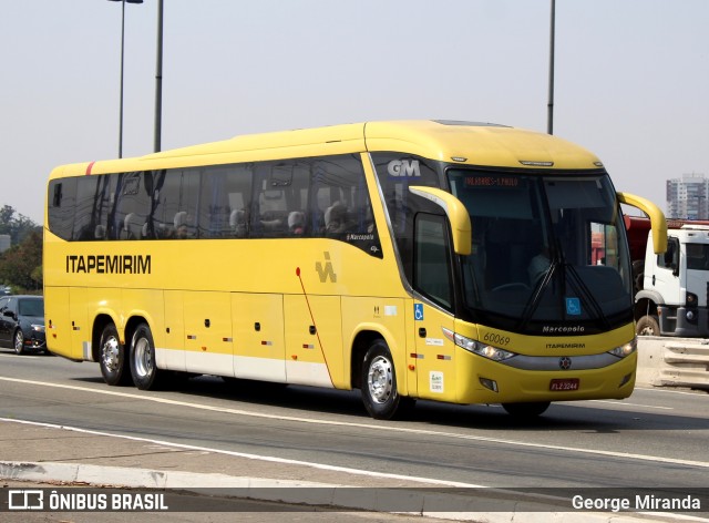 Viação Itapemirim 60069 na cidade de São Paulo, São Paulo, Brasil, por George Miranda. ID da foto: 9588356.