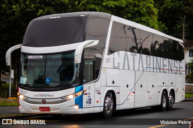 Auto Viação Catarinense 3377 na cidade de Joinville, Santa Catarina, Brasil, por Vinicius Petris. Número da foto: #9587663.