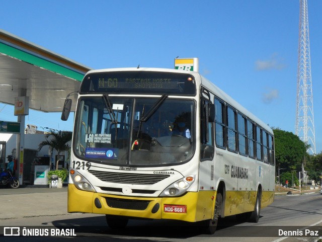 Transportes Guanabara 1219 na cidade de Natal, Rio Grande do Norte, Brasil, por Dennis Paz. ID da foto: 9588982.