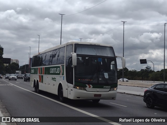 Empresa Gontijo de Transportes 21160 na cidade de São Paulo, São Paulo, Brasil, por Rafael Lopes de Oliveira. ID da foto: 9589338.