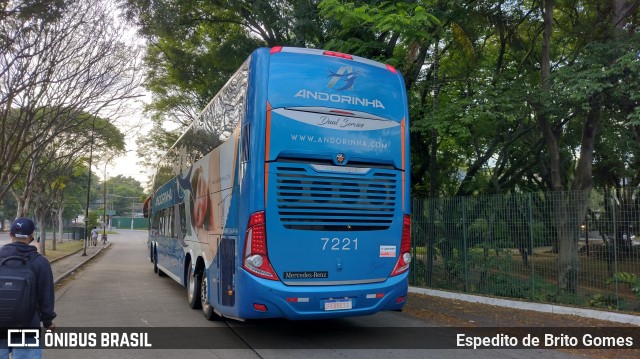 Empresa de Transportes Andorinha 7221 na cidade de São Paulo, São Paulo, Brasil, por Espedito de Brito Gomes. ID da foto: 9589297.