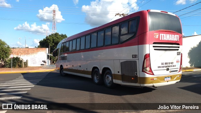 Expresso Itamarati 6381 na cidade de Estrela d`Oeste, São Paulo, Brasil, por João Vitor Pereira. ID da foto: 9588865.