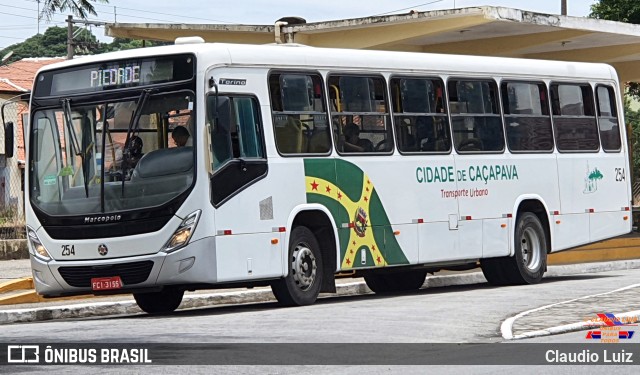 ABC Transportes Coletivos - Cidade de Caçapava 254 na cidade de Caçapava, São Paulo, Brasil, por Claudio Luiz. ID da foto: 9590125.