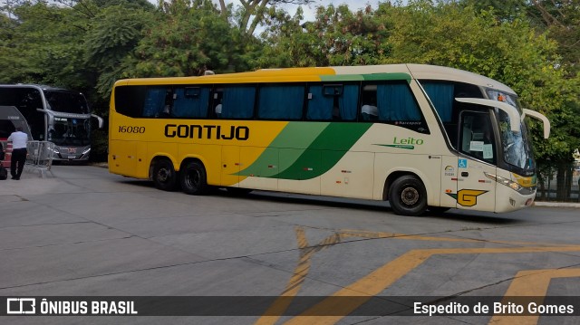 Empresa Gontijo de Transportes 16080 na cidade de São Paulo, São Paulo, Brasil, por Espedito de Brito Gomes. ID da foto: 9589299.