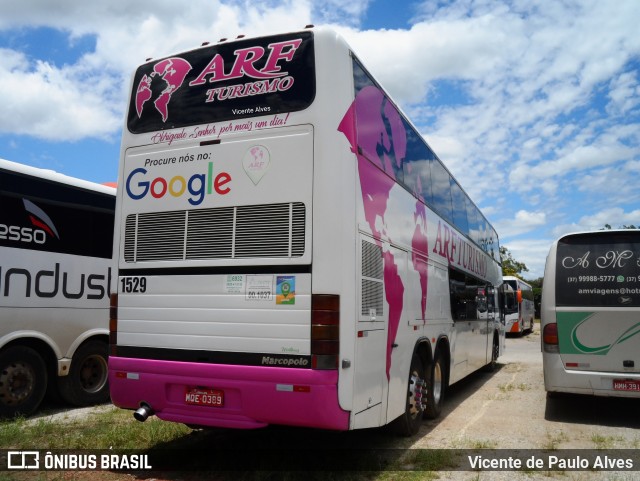 ARF Turismo 1529 na cidade de Aparecida, São Paulo, Brasil, por Vicente de Paulo Alves. ID da foto: 9592318.