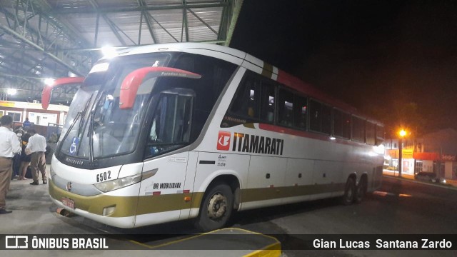 Expresso Itamarati 6502 na cidade de Pontes e Lacerda, Mato Grosso, Brasil, por Gian Lucas  Santana Zardo. ID da foto: 9589305.