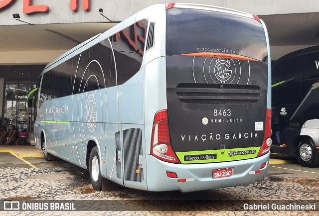 Viação Garcia 8463 na cidade de Imbaú, Paraná, Brasil, por Gabriel Guachineski. Número da foto: #9592391.