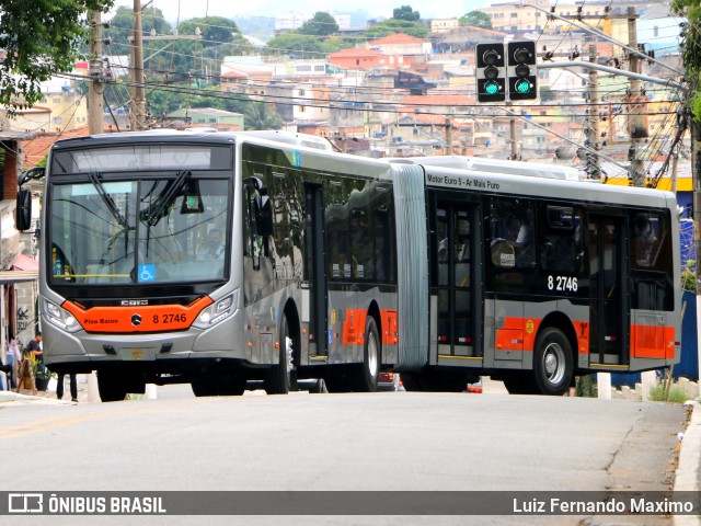 Viação Gato Preto 8 2746 na cidade de São Paulo, São Paulo, Brasil, por Luiz Fernando Maximo. Número da foto: #9590588.