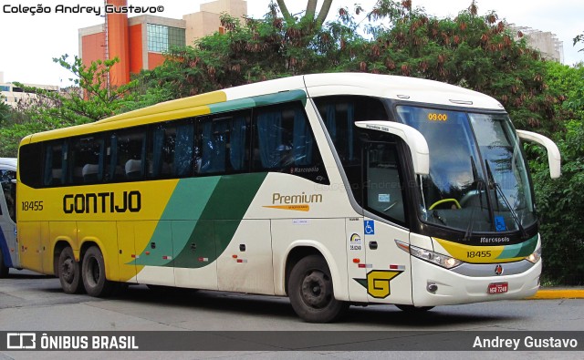 Empresa Gontijo de Transportes 18455 na cidade de São Paulo, São Paulo, Brasil, por Andrey Gustavo. ID da foto: 9591204.