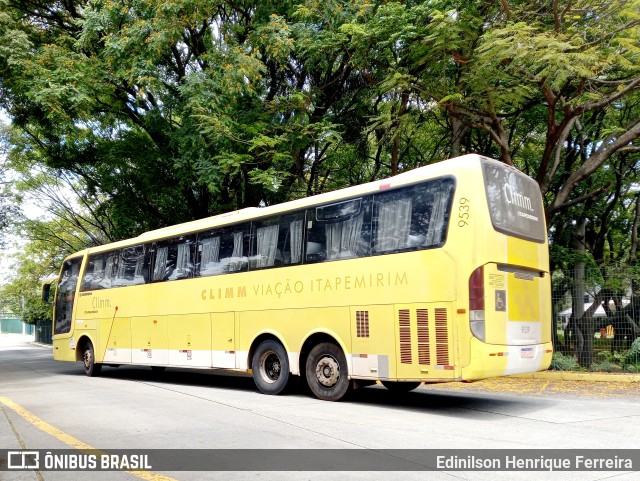 Viação Itapemirim 9539 na cidade de São Paulo, São Paulo, Brasil, por Edinilson Henrique Ferreira. Número da foto: #9589248.