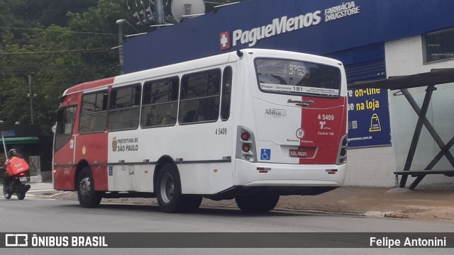 Allibus Transportes 4 5409 na cidade de São Paulo, São Paulo, Brasil, por Felipe Antonini . Número da foto: #9589089.