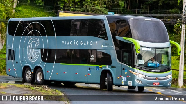 Viação Garcia 8633 na cidade de Joinville, Santa Catarina, Brasil, por Vinicius Petris. Número da foto: #9592155.