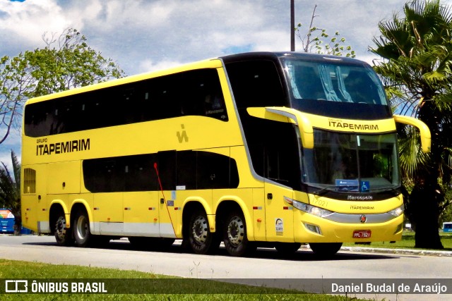 Viação Itapemirim 17021 na cidade de Florianópolis, Santa Catarina, Brasil, por Daniel Budal de Araújo. Número da foto: #9589775.