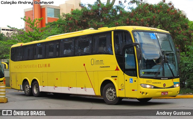 Viação Itapemirim 8823 na cidade de São Paulo, São Paulo, Brasil, por Andrey Gustavo. Número da foto: #9591170.