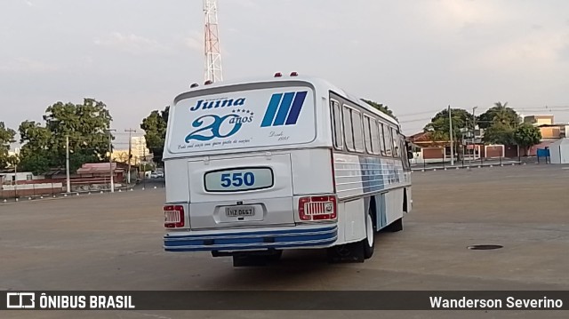 Viação Juína 550 na cidade de Cuiabá, Mato Grosso, Brasil, por Wanderson Severino. ID da foto: 9591238.