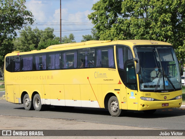 Viação Itapemirim 8805 na cidade de Teresina, Piauí, Brasil, por João Victor. ID da foto: 9590163.