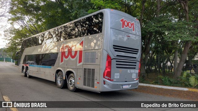 Auto Viação 1001 RJ 108.1208 na cidade de São Paulo, São Paulo, Brasil, por Espedito de Brito Gomes. Número da foto: #9589301.