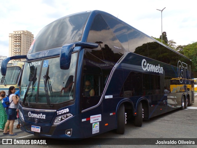 Viação Cometa 721309 na cidade de São Paulo, São Paulo, Brasil, por Josivaldo Oliveira. Número da foto: #9589918.