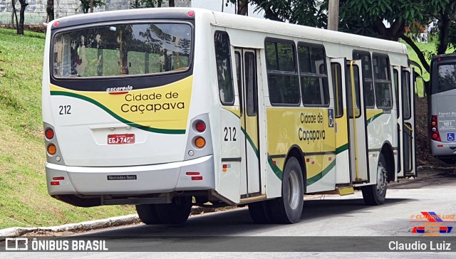 ABC Transportes Coletivos - Cidade de Caçapava 212 na cidade de Caçapava, São Paulo, Brasil, por Claudio Luiz. Número da foto: #9590134.
