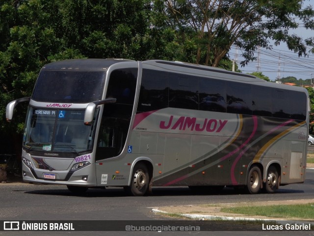 Viação Jam Joy 10821 na cidade de Teresina, Piauí, Brasil, por Lucas Gabriel. Número da foto: #9590035.