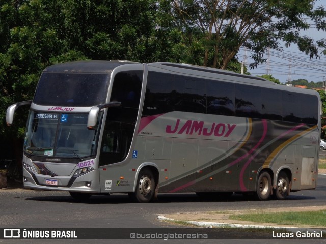 Viação Jam Joy 10821 na cidade de Teresina, Piauí, Brasil, por Lucas Gabriel. ID da foto: 9590035.