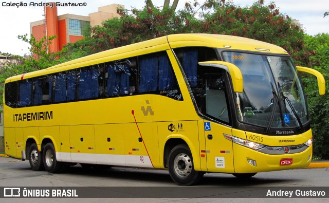 Viação Itapemirim 60515 na cidade de São Paulo, São Paulo, Brasil, por Andrey Gustavo. ID da foto: 9592846.