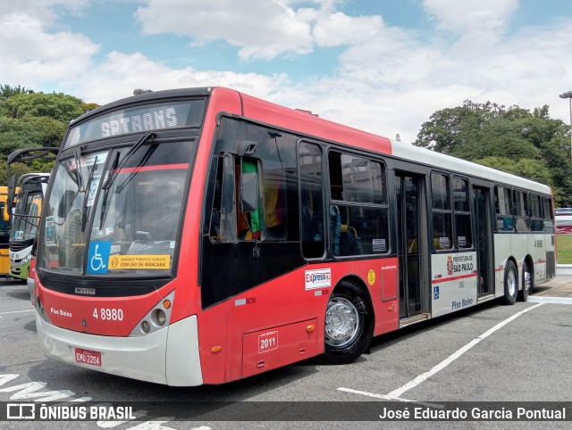 Express Transportes Urbanos Ltda 4 8980 na cidade de São Paulo, São Paulo, Brasil, por José Eduardo Garcia Pontual. Número da foto: #9591658.