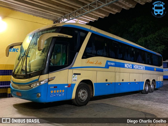 Viação Novo Horizonte 1024811 na cidade de Brumado, Bahia, Brasil, por Diego Charlis Coelho. Número da foto: #9594453.