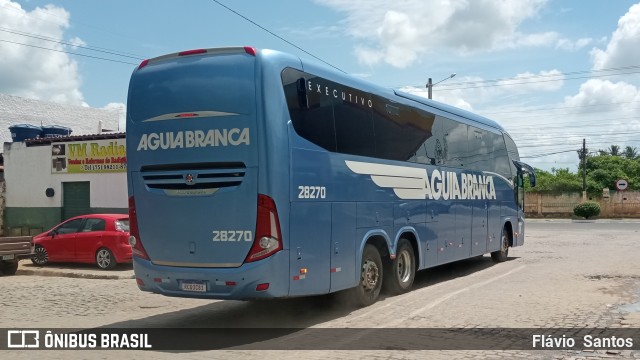 Viação Águia Branca 28270 na cidade de Cruz das Almas, Bahia, Brasil, por Flávio  Santos. Número da foto: #9596780.