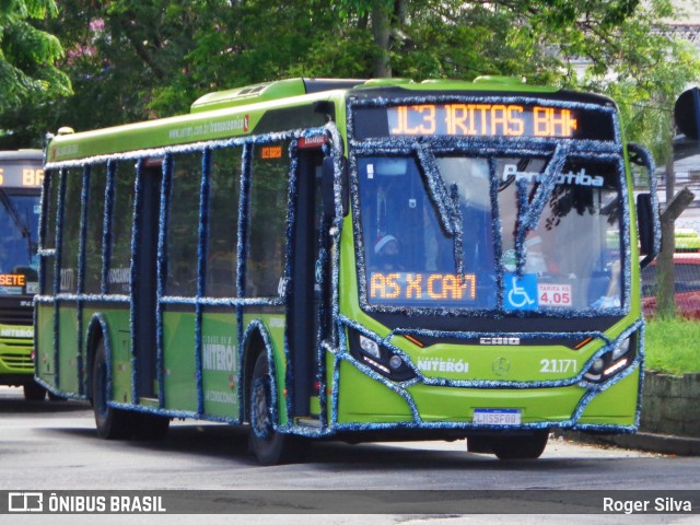 Viação Pendotiba 2.1.171 na cidade de Niterói, Rio de Janeiro, Brasil, por Roger Silva. Número da foto: #9595133.