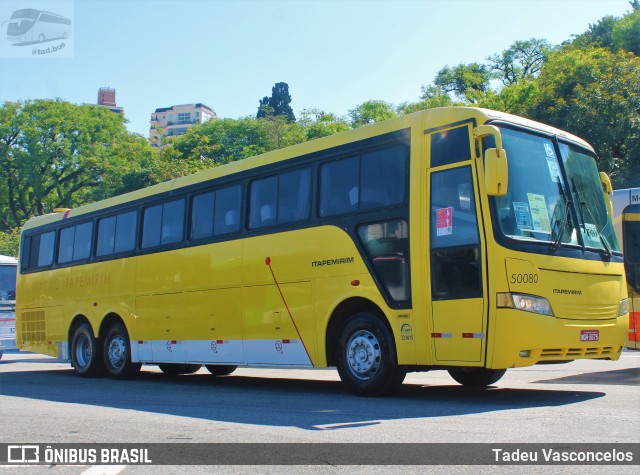 Viação Itapemirim 50080 na cidade de São Paulo, São Paulo, Brasil, por Tadeu Vasconcelos. Número da foto: #9593793.