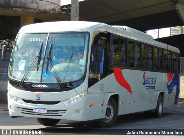 Santana Transportes 41 na cidade de Belo Horizonte, Minas Gerais, Brasil, por Adão Raimundo Marcelino. ID da foto: 9596294.