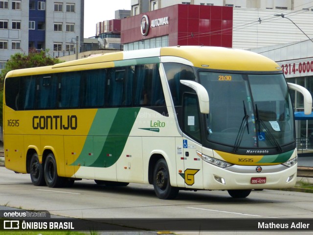 Empresa Gontijo de Transportes 16515 na cidade de Belo Horizonte, Minas Gerais, Brasil, por Matheus Adler. ID da foto: 9594836.