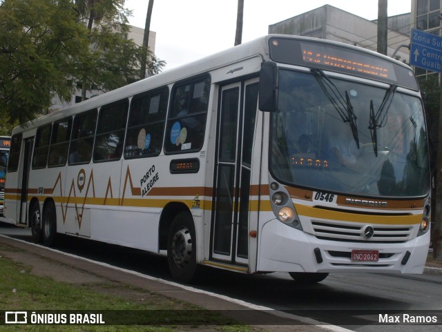 Companhia Carris Porto-Alegrense 0546 na cidade de Porto Alegre, Rio Grande do Sul, Brasil, por Max Ramos. ID da foto: 9596220.