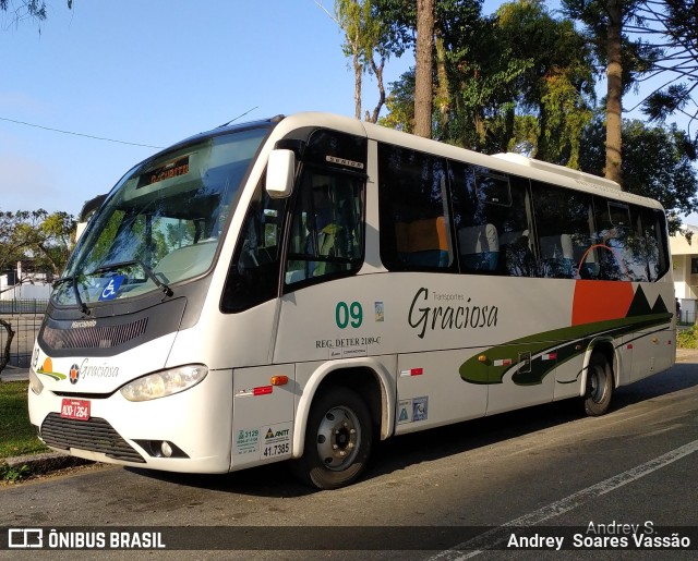 Transportes Graciosa 09 na cidade de Curitiba, Paraná, Brasil, por Andrey  Soares Vassão. ID da foto: 9593828.