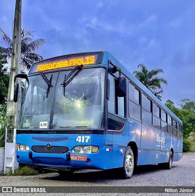 Biguaçu Transportes Coletivos Administração e Participação 417 na cidade de Biguaçu, Santa Catarina, Brasil, por Nilton Júnior. Número da foto: #9595756.