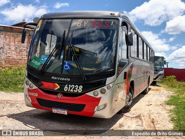 By Bus Transportes Ltda 61238 na cidade de Francisco Morato, São Paulo, Brasil, por Espedito de Brito Gomes. Número da foto: #9594651.