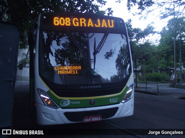Tijuquinha - Auto Viação Tijuca A50217 na cidade de Rio de Janeiro, Rio de Janeiro, Brasil, por Jorge Gonçalves. Número da foto: #9593572.