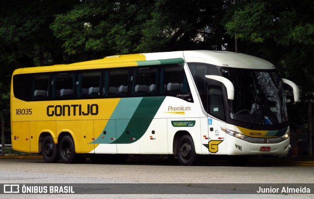 Empresa Gontijo de Transportes 18035 na cidade de São Paulo, São Paulo, Brasil, por Junior Almeida. Número da foto: #9596313.