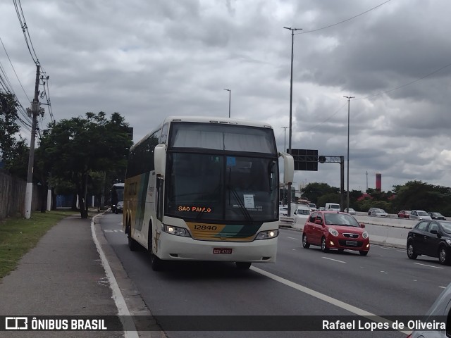 Empresa Gontijo de Transportes 12840 na cidade de São Paulo, São Paulo, Brasil, por Rafael Lopes de Oliveira. ID da foto: 9593310.