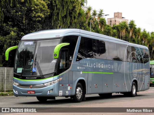 Viação Garcia 8165 na cidade de Curitiba, Paraná, Brasil, por Matheus Ribas. ID da foto: 9593118.