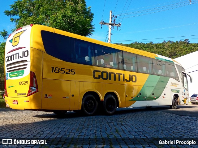 Empresa Gontijo de Transportes 18525 na cidade de Juiz de Fora, Minas Gerais, Brasil, por Gabriel Procópio. ID da foto: 9594629.