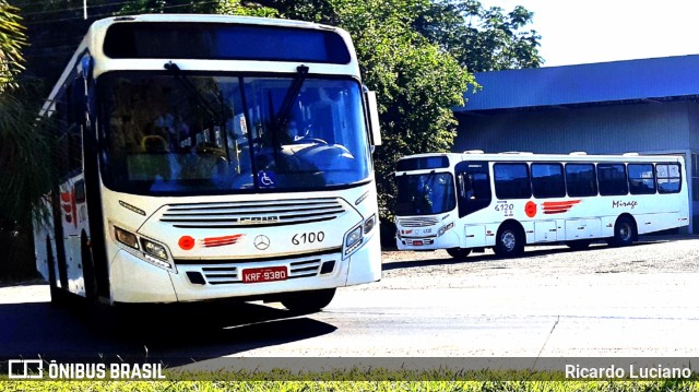 Viação Mirage 6100 na cidade de Itapira, São Paulo, Brasil, por Ricardo Luciano. ID da foto: 9594236.