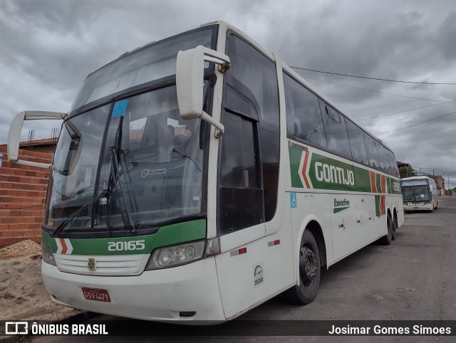 Empresa Gontijo de Transportes 20165 na cidade de Minas Novas, Minas Gerais, Brasil, por Josimar Gomes Simoes. ID da foto: 9595595.