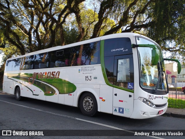 Viação Graciosa 153 na cidade de Curitiba, Paraná, Brasil, por Andrey  Soares Vassão. ID da foto: 9593875.